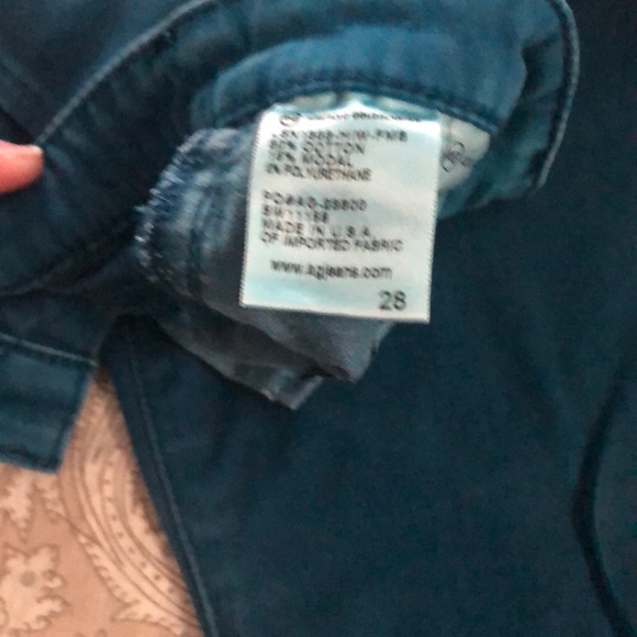 AG Teal cropped jeans - Picture 3 of 5